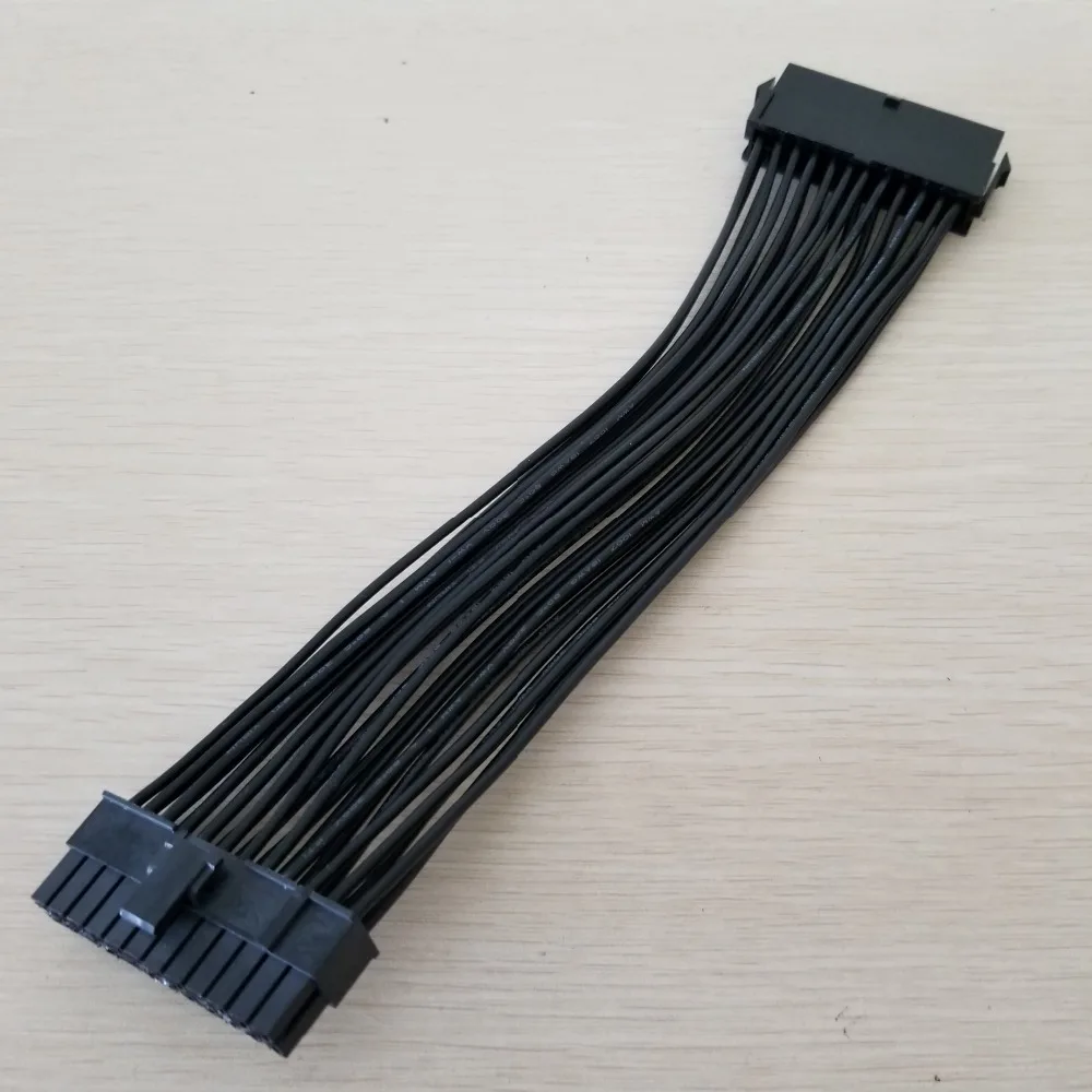ATX материнская плата 24Pin блок питания Удлинительный кабель 18AWG для ПК DIY 20 см/7 8