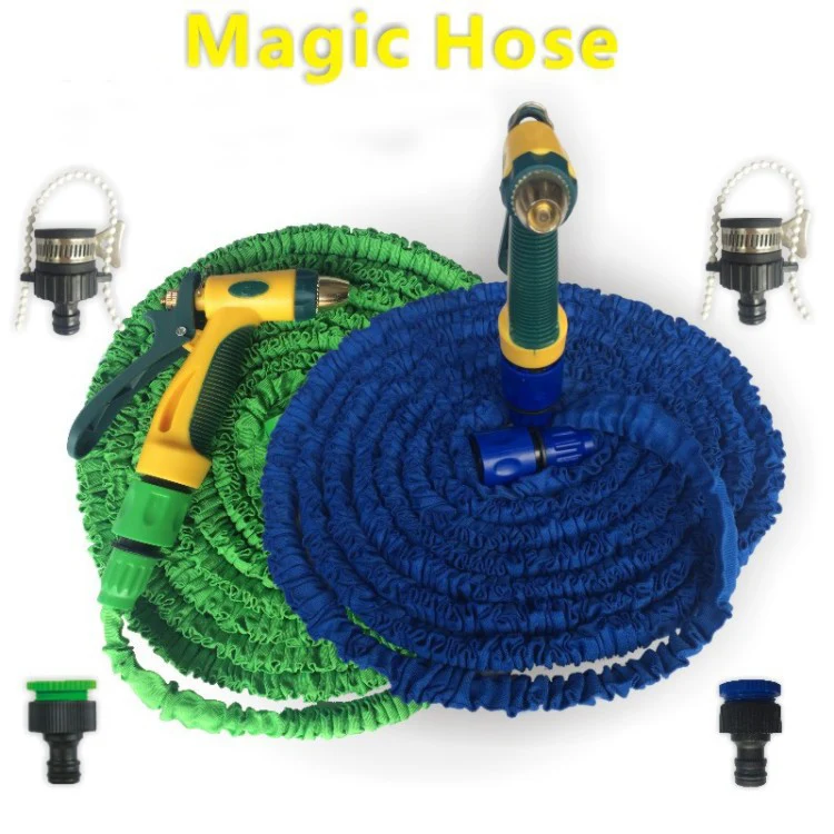 150FT Garden Magic Hose Car washing water hose with Copper water gunin