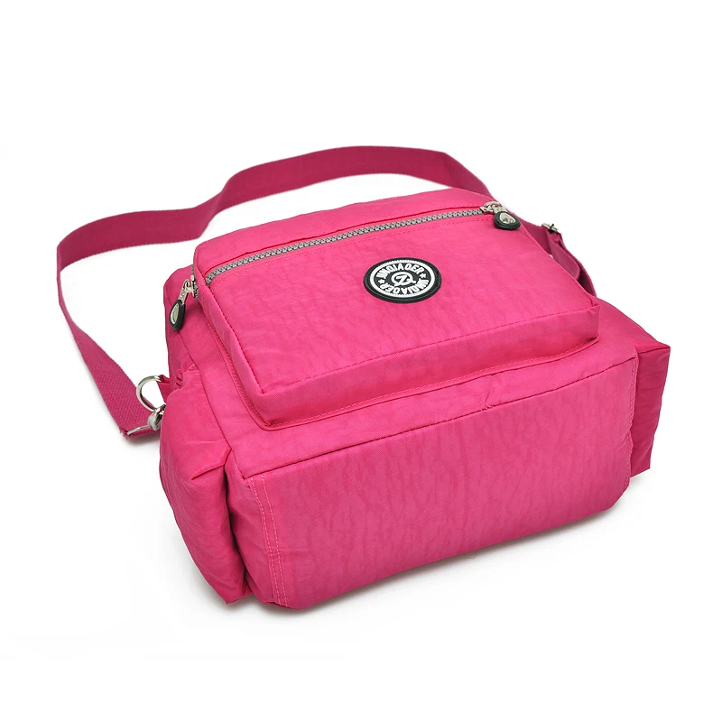 Новые женские сумки-мессенджеры, одноцветные, для путешествий, водонепроницаемые, клатч, сумка на плечо, нейлоновая сумка для женщин, сумки через плечо, женские сумки