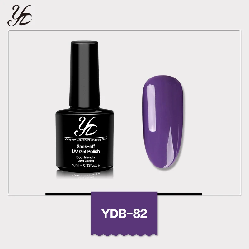 color 82 Yiday 1 шт. счастливый красочный зеленый УФ-гель для ногтей Профессиональный лак быстро высушенный УФ/светодиодный светильник долговечный замачиваемый лак для ногтей - Цвет: color 82
