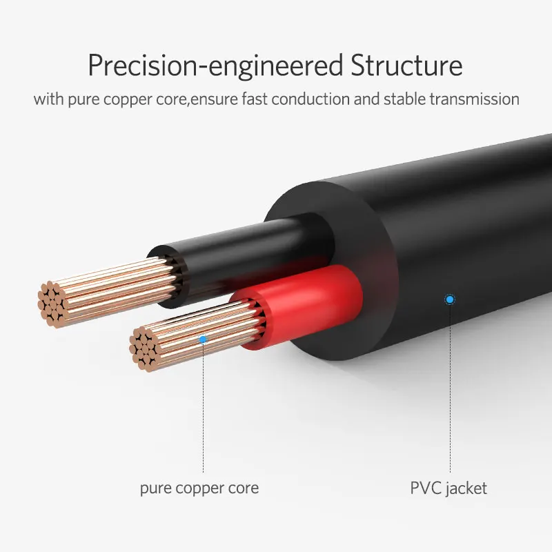 Ugreen USB to DC 3.5mm power cable USB A male to 3.5 jack connector 5V power supply charger adapter for fan cable