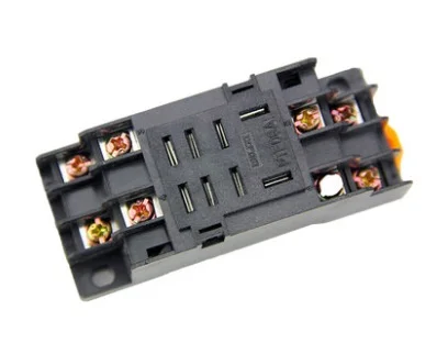 10pcs PTF08A Mini Relay Socket Base For LY2NJ JQX-13F photo