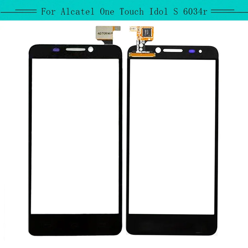 20 шт. сенсорная панель для Alcatel OneTouch Idol S 6034 6034Y сенсорный экран стекло дигитайзер
