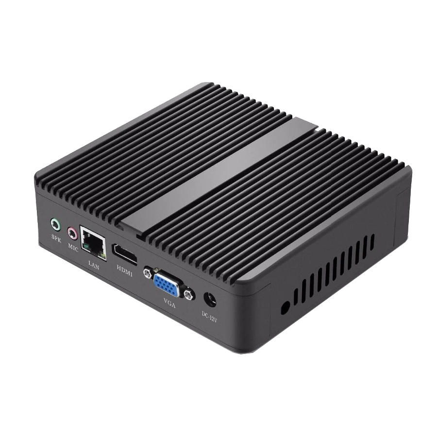 Мини-ПК UHD Intel Pentium 4405U HD graphics 510 ram SSD с wifi Windows 10 безвентиляторный ТВ приставка HDMI VGA wifi HTPC микро компьютер