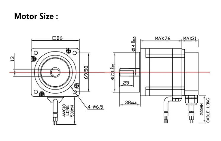 motor size