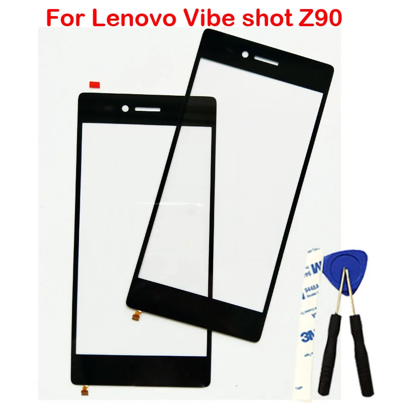 Для Lenovo Vibe Shot Z90 Z90-7 передняя линза внешнее стекло экран с гибким кабелем Запчасти новые оригинальные