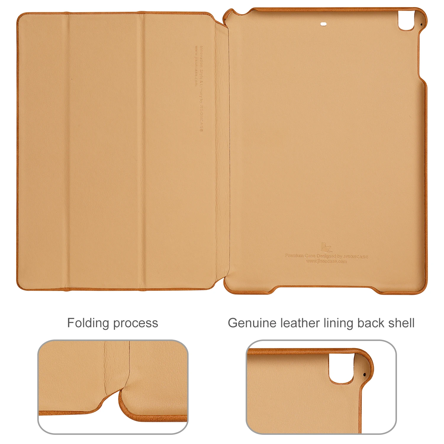 Jisoncase кожаный смарт чехол для iPad Pro 10 5 роскошный флип планшета с отделением