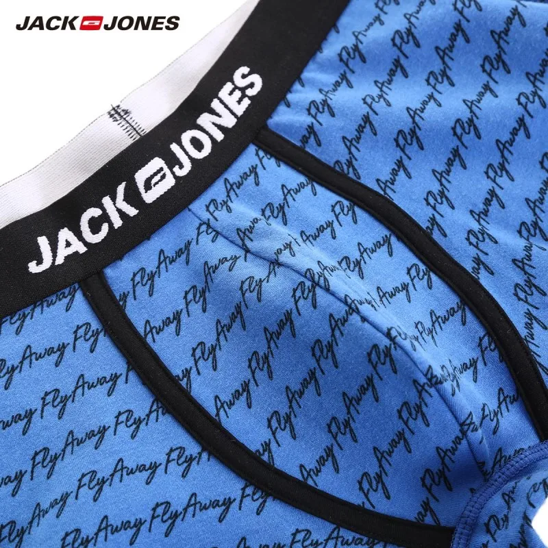 JackJones мужские удобные боксеры с английскими буквами нижнее белье трусы