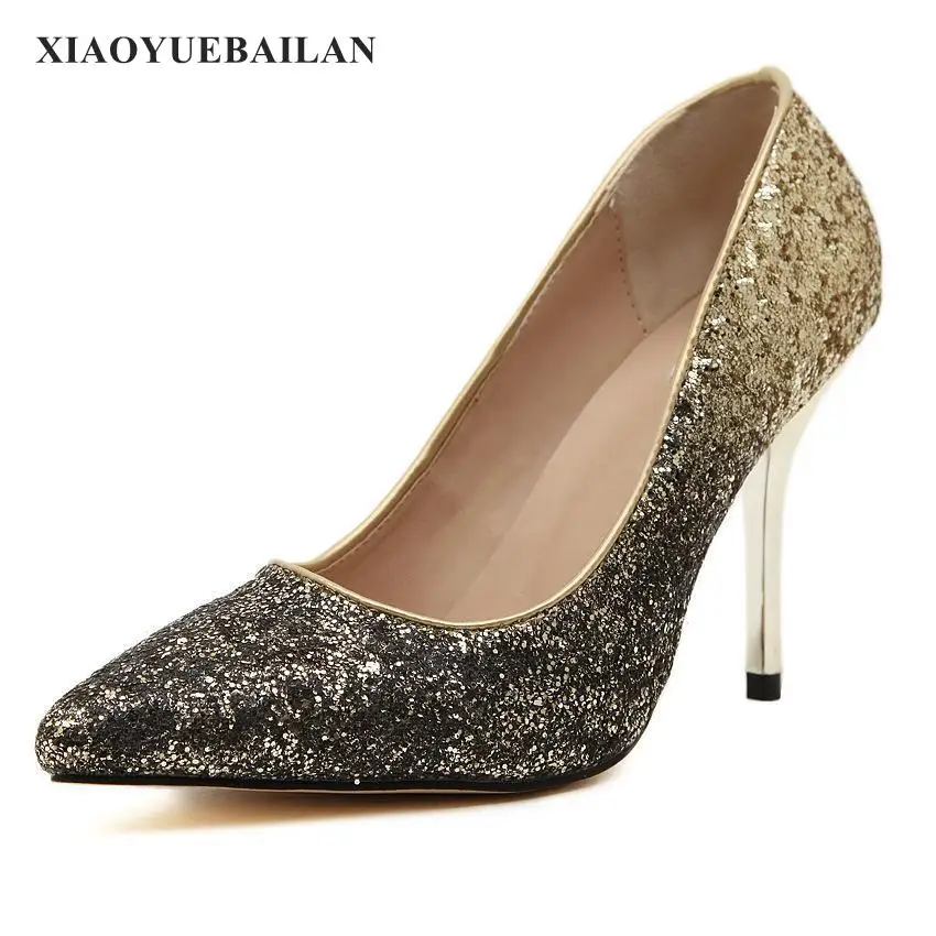

Spring And Summer New Fashion, Comfortable Gradual Change Sequins Shoes