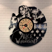 2018 Hot CD Vinyl Record Wall Clock Modern Theme Decorative Black Art Watch Clock Relogio