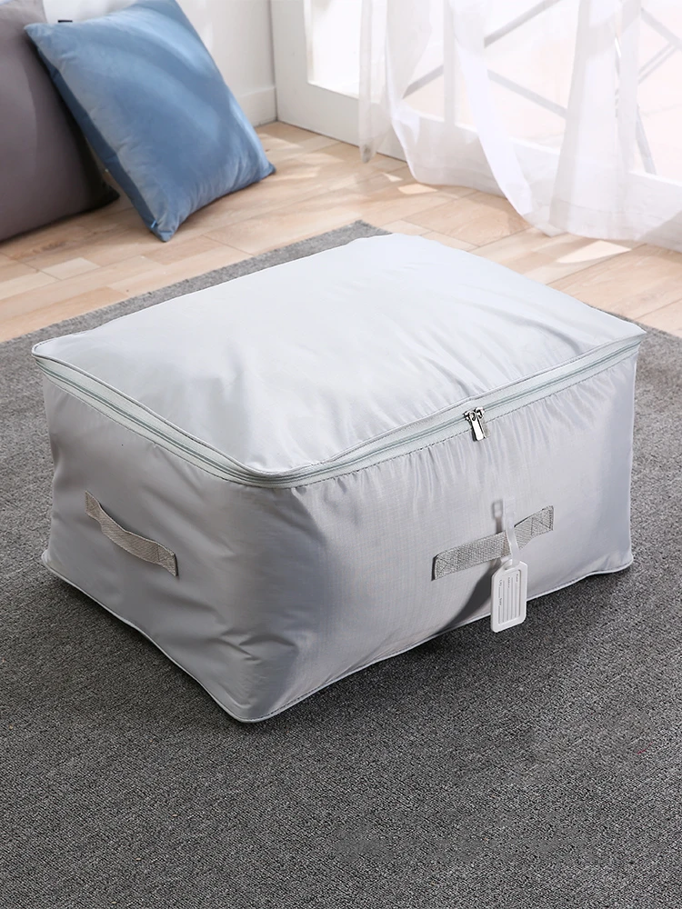 

Modern Gray Oxford Closet Organizer 1pcs Wardrobe Organizer For Quilt Clothing Lundries 3 Styles Quality Under Bed Storage Bag