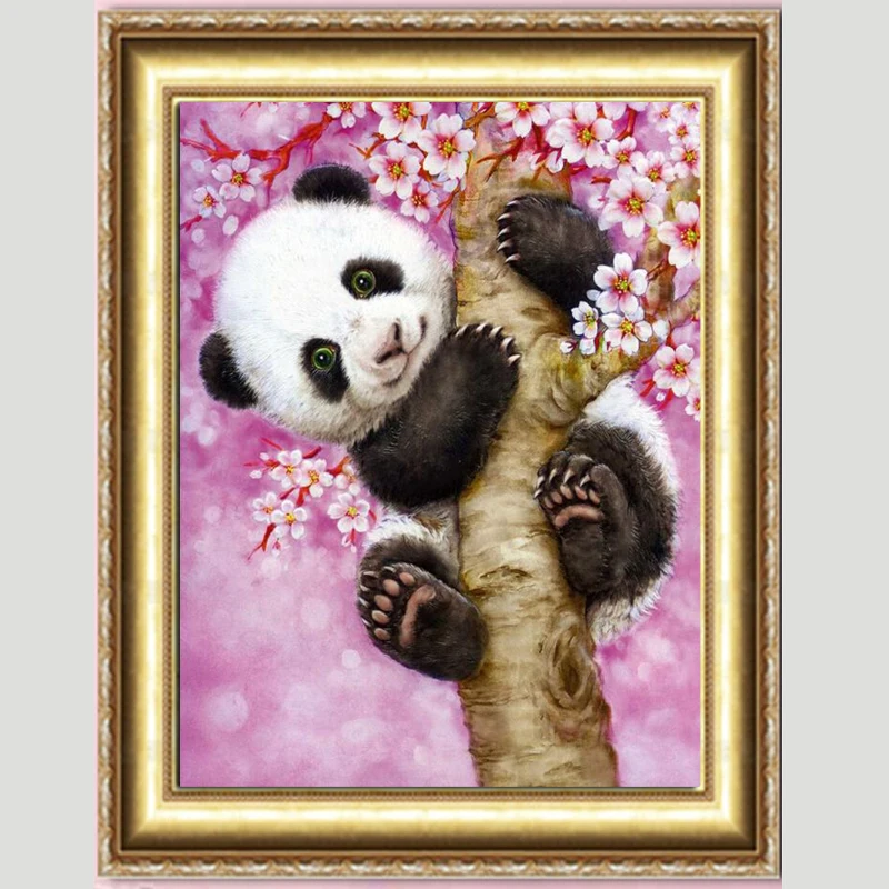 Il Panda Pittura Diamante Diy Accessori Artigianali Punto Croce Spina Per Disegnare Cucito Diamante Ricamo