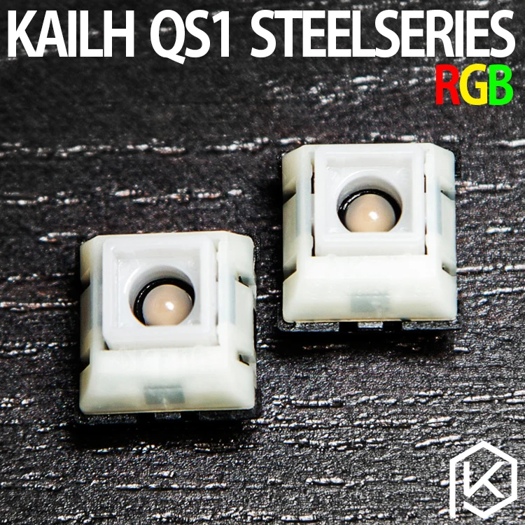 

2pcs/set 100% original new Switch Kailh QS1 RGB linear switch for Steelseries Apex M800 mechanical keyboard