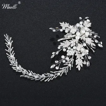 

Miallo Wholesale Austrian Crystal Headbands Handmade Wedding Bride Hair Jewelry Accessories Flower Hair Vine Women Headpieces
