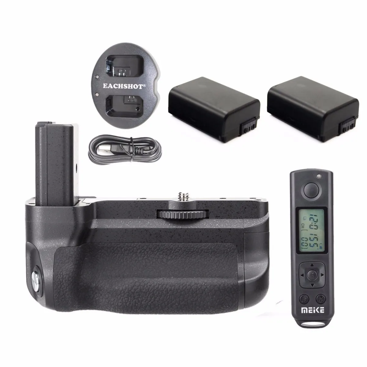 Meike MK-A6300 Pro 2 4G Беспроводное управление батарейным блоком для Sony A6300 A6400 + * NP-FW50