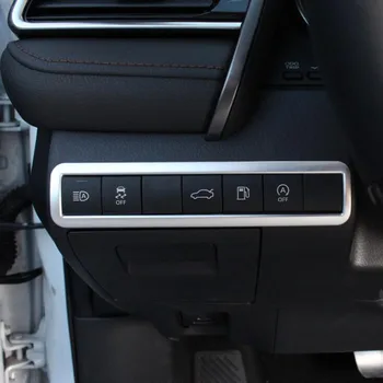 

YAQUICKA Car Interior Front Head Light Lamp Switch Panel Frame Cover Trim Styling For Toyota Camry 8th 2018 Accessories ABS