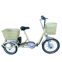 Electrical Bike For One Seat Patent 36V 10AH Battery tricycle electrical three wheel bike three wheel electrical bicycle for gross sales CE