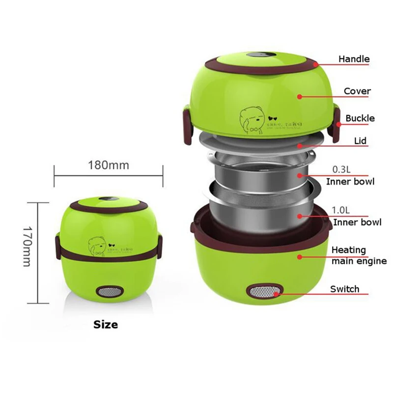 Portable-Electric-Rice-Cooker-1-3L-Insulation-Heating-Electric-Lunchbox-2-Layers-Steamer-Multifunction-Automatic-Food (4)