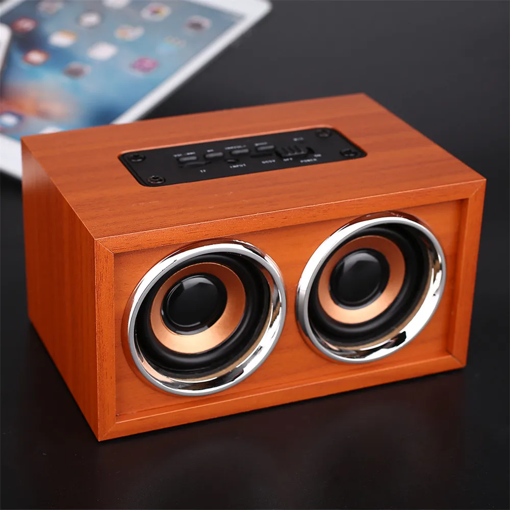 Hand built audiophile grade MDF wood Speaker Hi fi Wireless Bluetooth