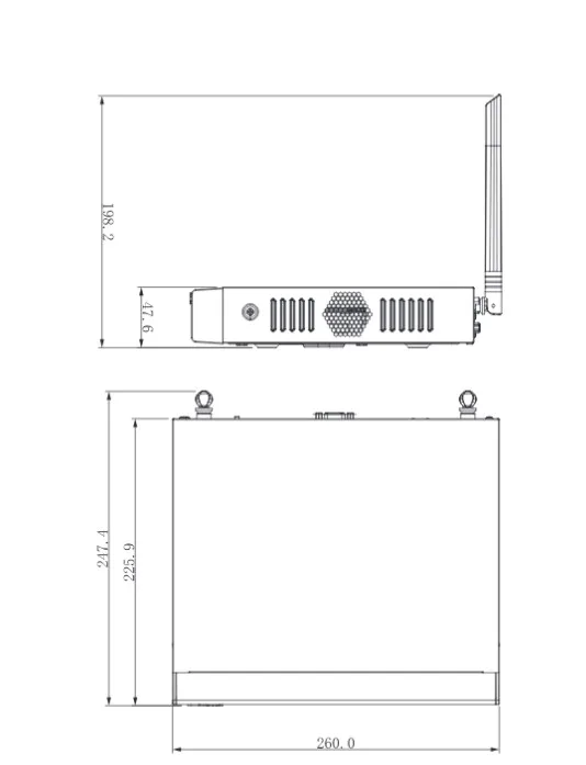 Dahua 4CH 8CH 8MP wifi NVR NVR2104HS-W-4KS2 NVR2108HS-W-4KS2 4K H.265+ 8MP беспроводной сетевой видеорегистратор