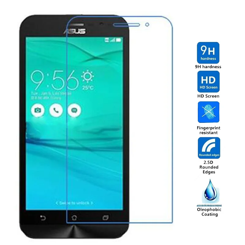 

2PCS Tempered Glass For Asus Zenfone Go ZB551KL ZB551 KL ZB 551 KL Screen Protector Film For Asus ZB551KL Glass phone