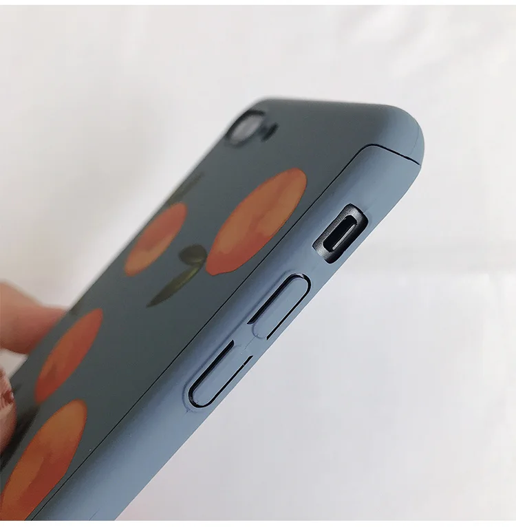 360 градусов Полная защита Жесткий ПК чехол для iPhone 5 5S SE 6S 7 8 Plus X XR XS Max милый