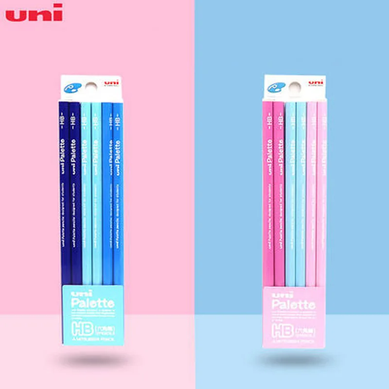 12/шт UNI Pencil 5050/5051 в коробке деревянный карандаш HB/2B эскиз для детей