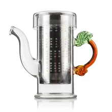 2 шт. термостойкий стеклянный Китайский кунг-фу чайник 200 мл креативный Чайник Китайский Pote De Vidro