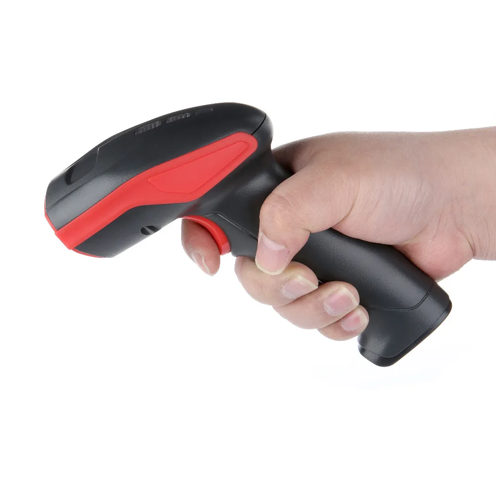 

High Quality AK14 1D red light wired barcode scanner USB handheld barcode reader High recognition two-dimensional code extractor