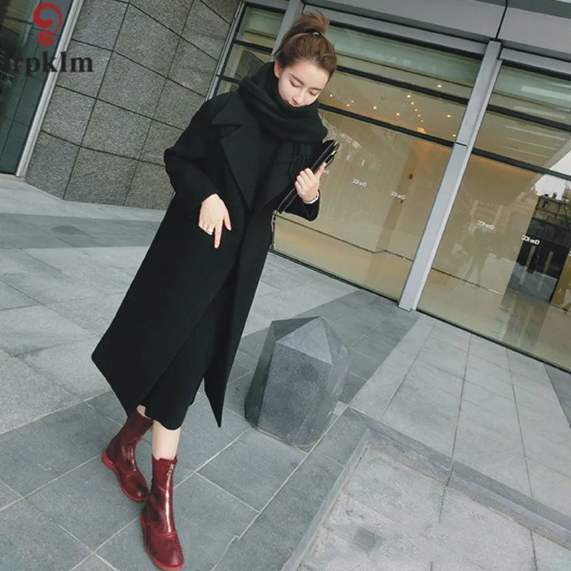 Garder Manteau De Couleur D'hiver 2017 Au Manches Longues Épais Revers Cocon Laine black Qualité Mode À Haute Pur Lz287 Femmes Gray Chaud green qwzqEZX