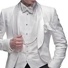 Г. одна кнопка белый воротник-шаль Для мужчин костюмы костюм Homme Мода Высокое качество Терно Masculino последние Стиль красивый
