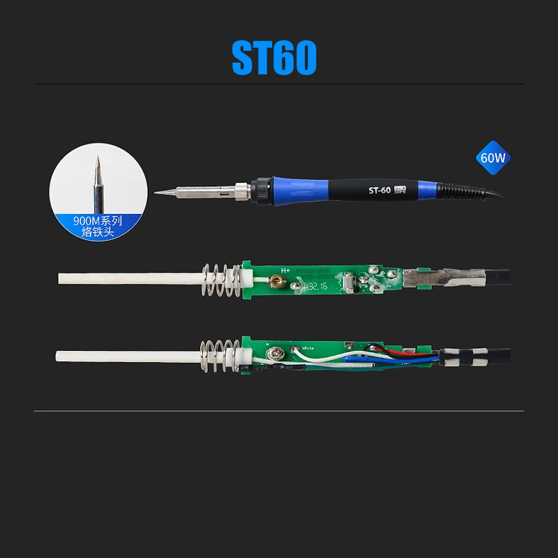 ATTEN ST-60/ST-80/ST-100 паяльник ручка паяльная станция ручка