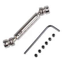 100% Original Wltoys 12423 12428 12428-A 12428-B 12428-C RC Car Spare parts Upgrade metal rear drive shaft (silvery)