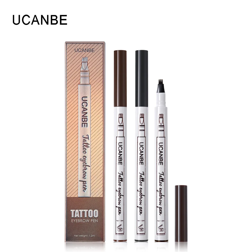 

UCANBE 3 Color Liquid Eyebrow Pencil Makeup Waterproof Long-lasting Durable Tattoo Pigmented Natural Eye Brow Pen Cosmetics ZL40