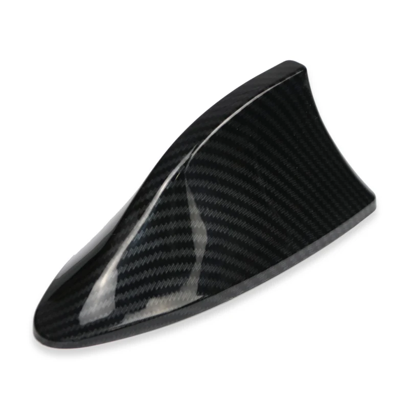 Автомобильная антенна плавник акулы сигнальные антенны для Ford VW BMW hyundai Benz Авто радио антенна имитация углеродного волокна антенны - Цвет: Темно-серый