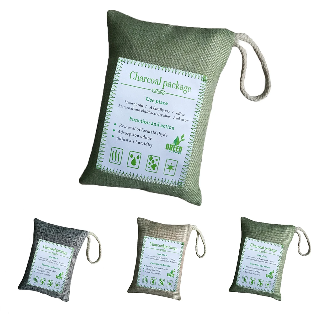 

Captures Bag Air Purifying Odor Eliminator Durable Natural Bamboo Charcoal Bag Fragrance Closets Air Freshener