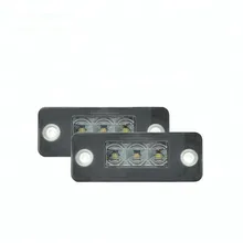 2 шт. Белый 3 Вт 3 SMD светодио дный номерной знак свет светодио дный лампы номер пластина для Audi A8 D3 2002-2010 2003 2004 2005 2006 2007 08 09