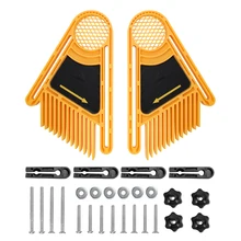 Многоцелевой Набор для деревообрабатывающей гравировальной машины из перьев, 2 шт., набор для деревообрабатывающей гравировки, двойные перьевые доски, торцевой слот для деревообработки, инструменты для рукоделия