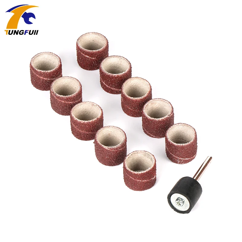 

Tungfull Abrasive Tools Dremel Accessories Polishing Metalworking Grinding Wheels For Metal Power Tools Sanding Drum Mandrel