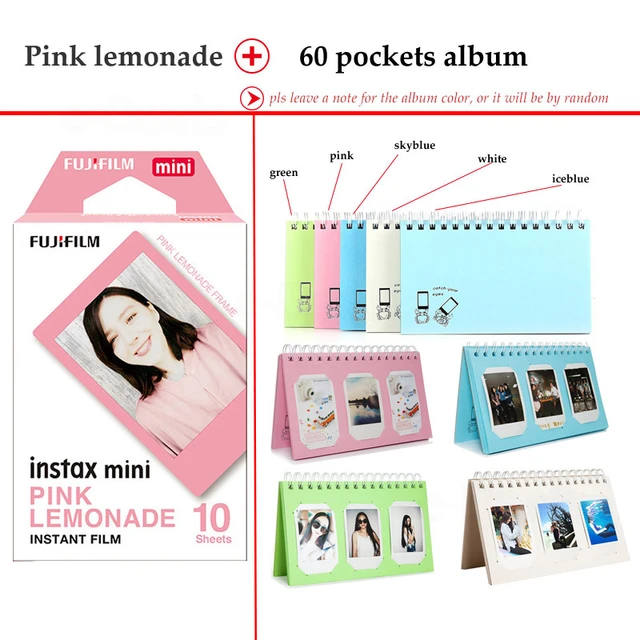 Fujifilm Instax Mini Pink Lemonade pellicule polaroid 10 pièce(s