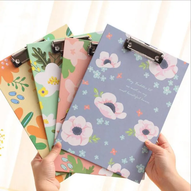 

A4 Folder Report Cover Board Writing Examination Paper Splint Plate Clip Writing And Drawing Pad Backing Board Birthday Gift