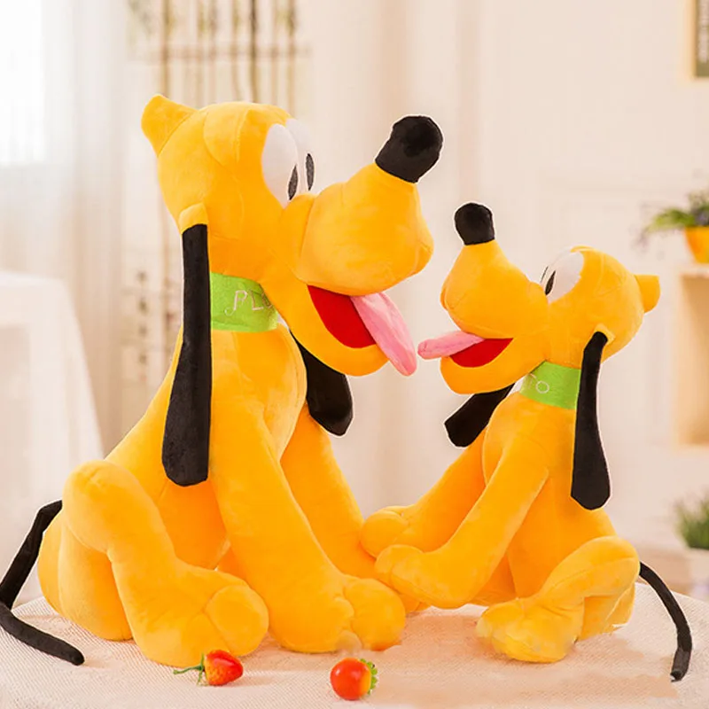 Disney Микки Мышь 30-55 см мультфильм Пес Плуто плюшевые кукольная игрушка милый большой Kawaii Бруто куклы мягкая игрушка; подарок для мальчиков и девочек