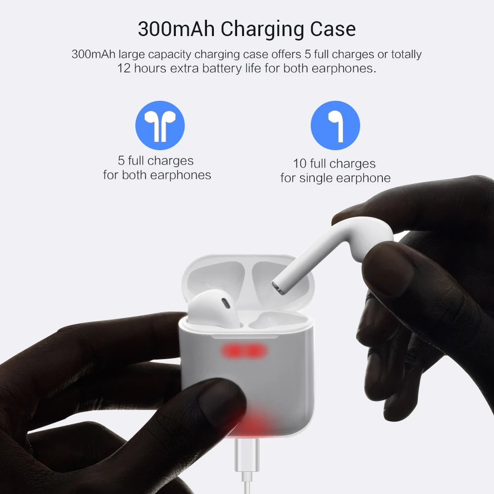 RAXFLY i9s TWS Bluetooth Earphones With Mic Wireless Bluetooth Headphone Headsets In-ear Earbuds For Air pods With Charging Box