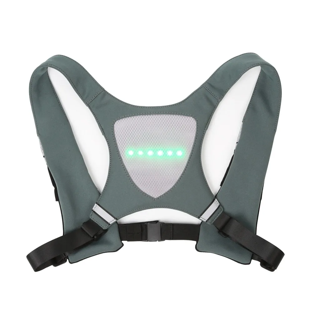 Night Cycling Bicycle Safety Vest LED Wireless Turn Signal Light Riding Guiding Get one for The Cyclist or Jogger You Want to Ke