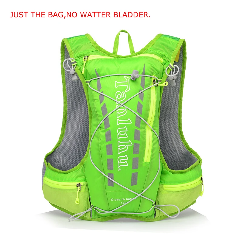 TANLUHU 679 15L велосипедный марафон для бега, рюкзак для бега, гидратационный жилет для мужчин и женщин, Ультралегкая сумка для воды, 2L водный Пузырь - Цвет: 10