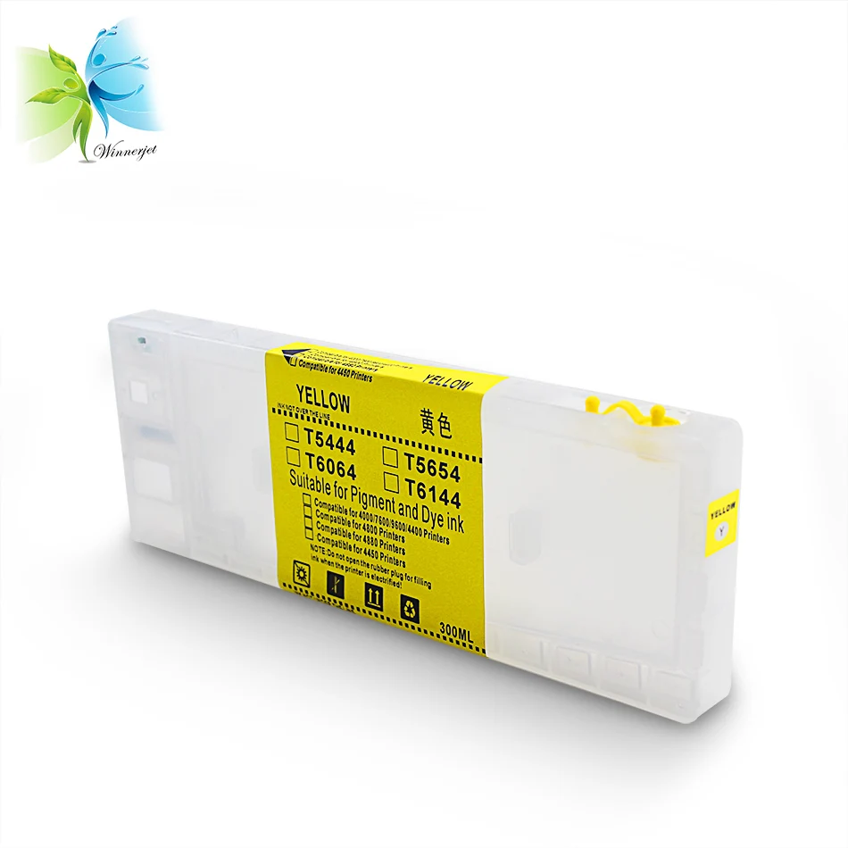 Winnerjet Chip reseter + 300 мл 4880 чернильный картридж для Epson Stylus pro 8 цветов|ink cartridge|ink cartridge for