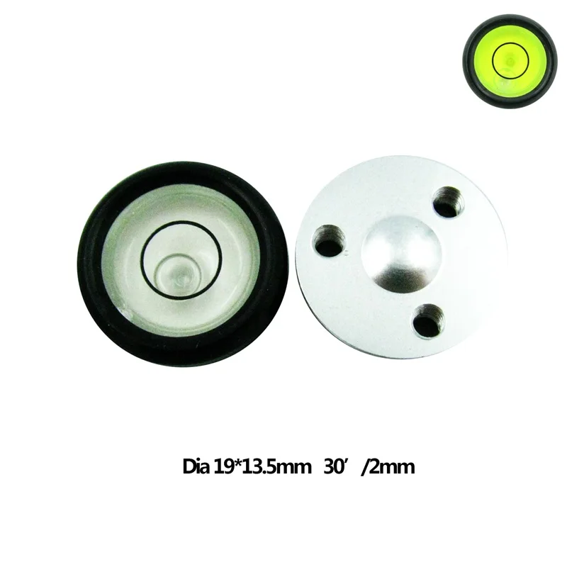 

Prism Pole Bubble Right bracket Bubble Levels Carbon Fiber Spirit level bubble with Mounting Holes for Haida DIA19*13.5mm