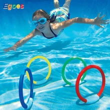 Egoes BESTWAY Underwater Swimming and Diving Swimming Pool Toy Play Rings 32030 and Fish-Ring 32031