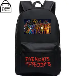 Newtall Новая мода Five Nights At Freddy's рюкзак человек Фредди Chica Foxy FNAF школьная сумка мультфильм Оксфорд путешествия сумка