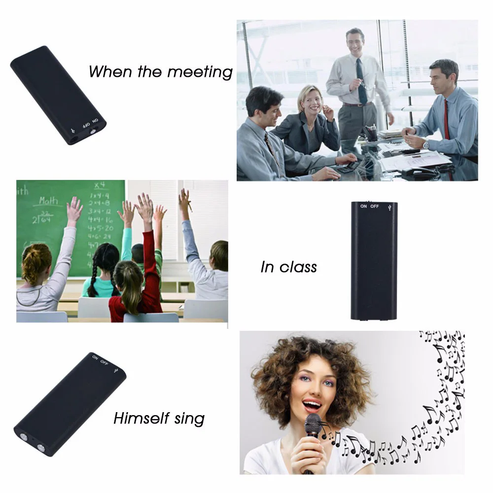 Mini 3 in 1 Stereo MP3 Music Player 8GB Memory Storage USB Flash Drive Digital Audio Voice Recorder Portable Pen Dictaphone Mini 3 in 1 Stereo MP3 Music Player 8GB Memory Storage USB Flash Drive Digital Audio Voice Recorder Portable Pen Dictaphone